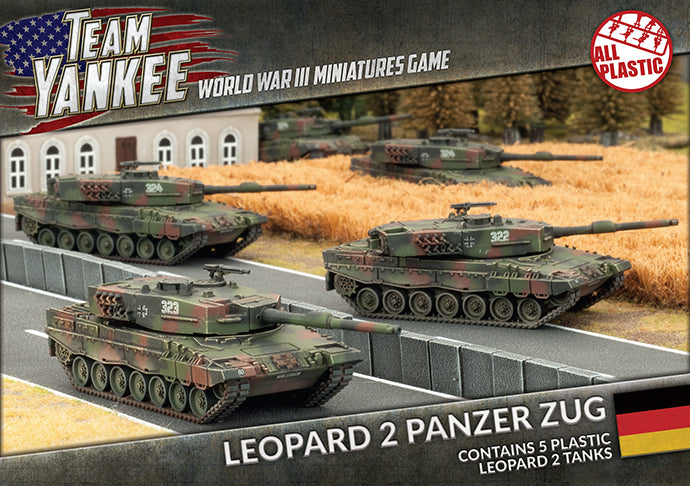 Team Yankee Leopard 2 Panzer Zug By Battlefront TGBX01