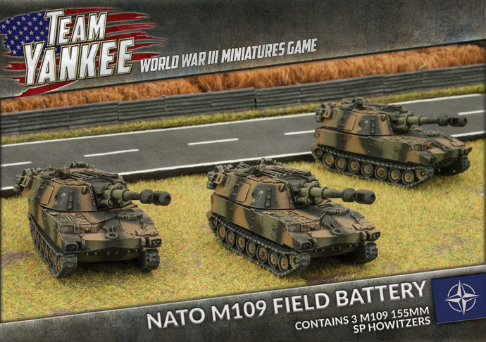 NATO M109 Field Battery Team Yankee Miniatures Battlefront FOW TNBX02