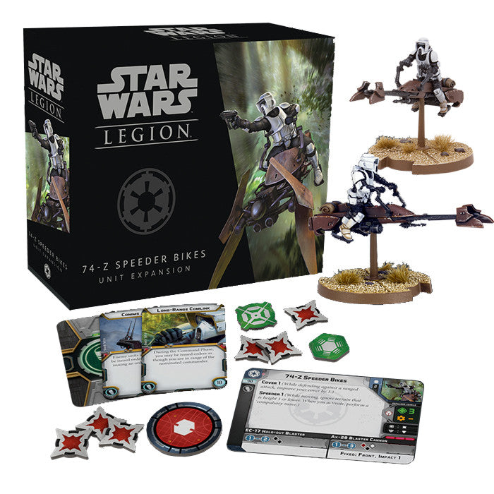 Star Wars Legion 74-Z Speeder Bikes Unit Expansion SWL06 Fantasy Flight Games