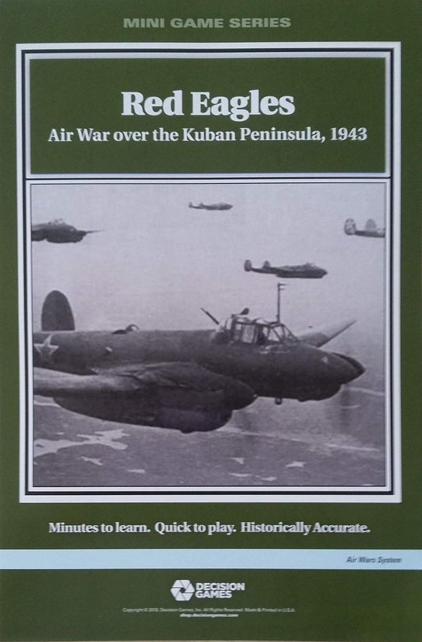 Decision Games Red Eagles Air War Over the Kuban Peninsula Mini Game Series 1728