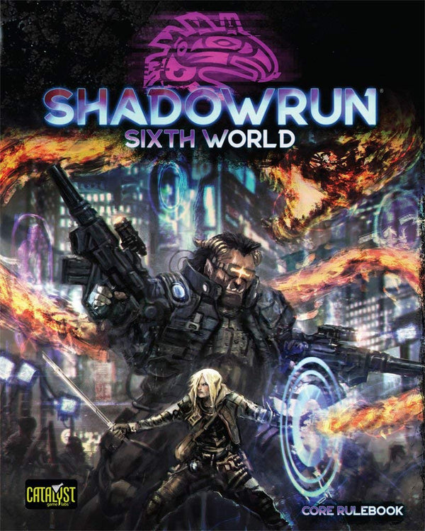 Catalyst Game Labs Shadowrun Sixth World Rulebook CYT 28000