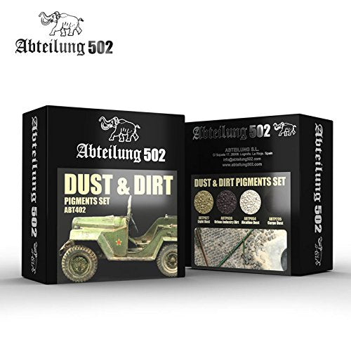 Abteilung 502 Pigments ABT402 Dust and Dirt Pigment Set (4)