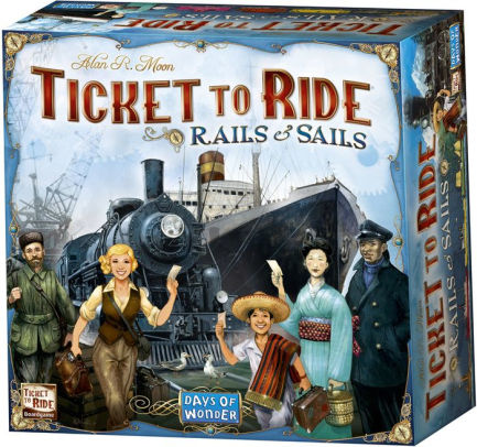 Ticket to Ride: Rails and Sails Board Game Days of Wonder 7226