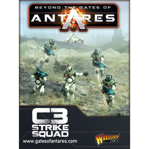 Beyond the Gates of Antares: Concord C3 Strike Squad Miniatures WGA-CON-01