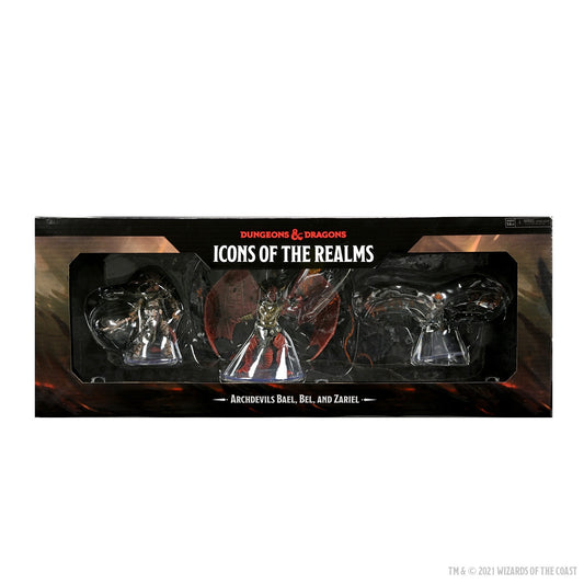 D&D Icons of The Realms Miniatures: Archdevils - Bael, Bel, and Zariel