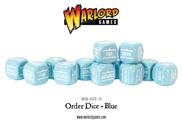 Bolt Action Blue Orders Dice WLG WGBDICE14