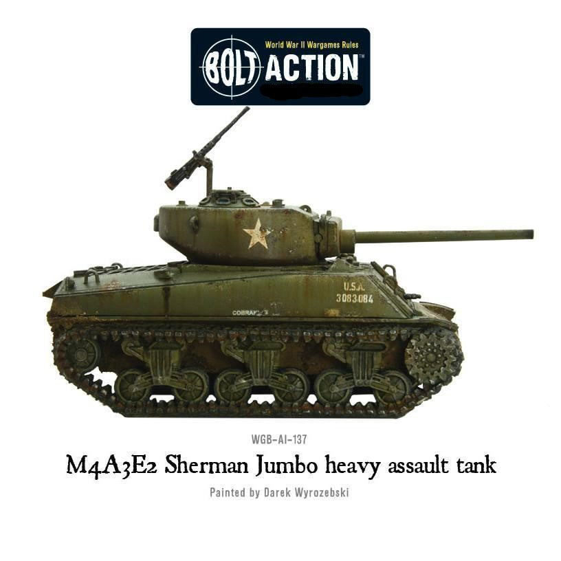Warlord Games Bolt Action US Sherman Jumbo Heavy Assault Tank