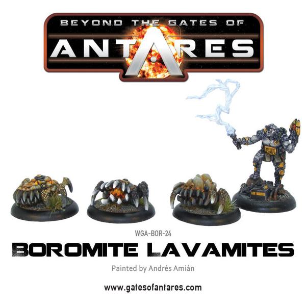 Warlord Games Antares Boromite Lavamites WLG WGA-BOR-24