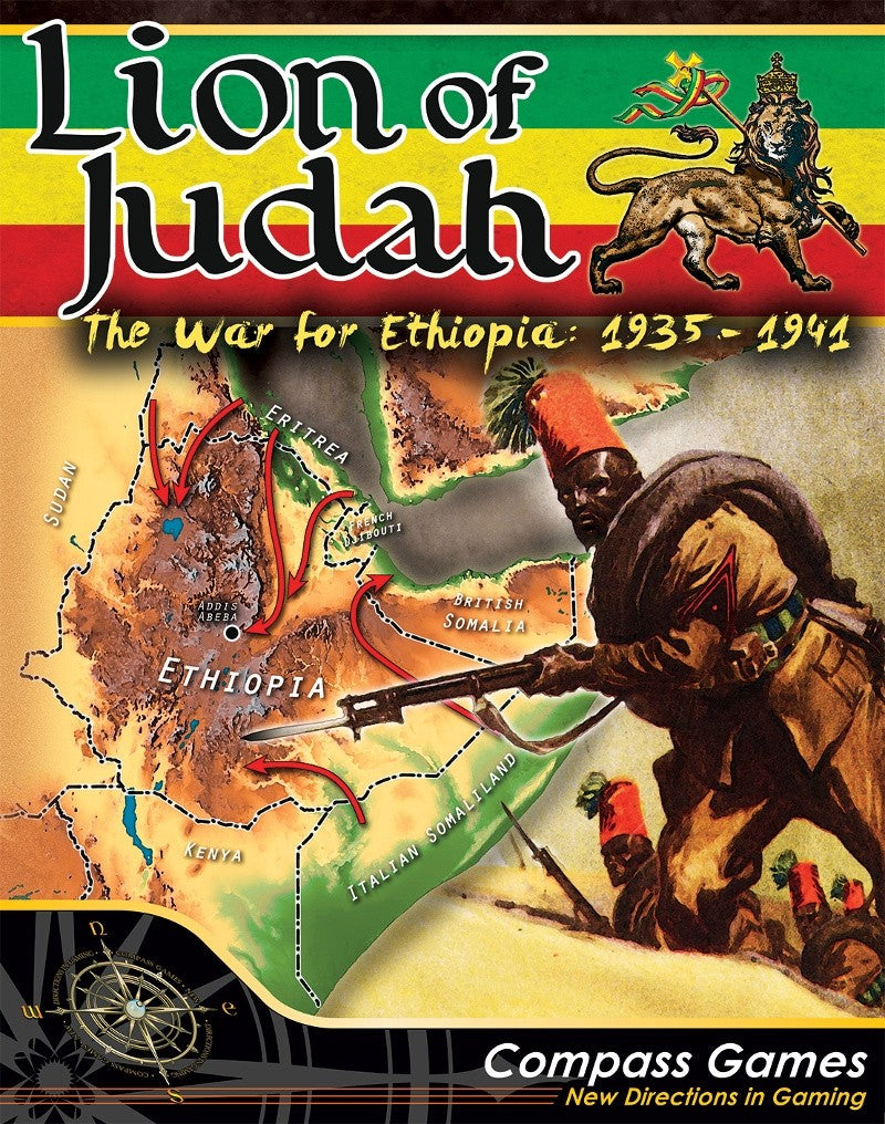 Compass Games Lion of Judah The War for Ethiopia 1935-1941 CPA 1054