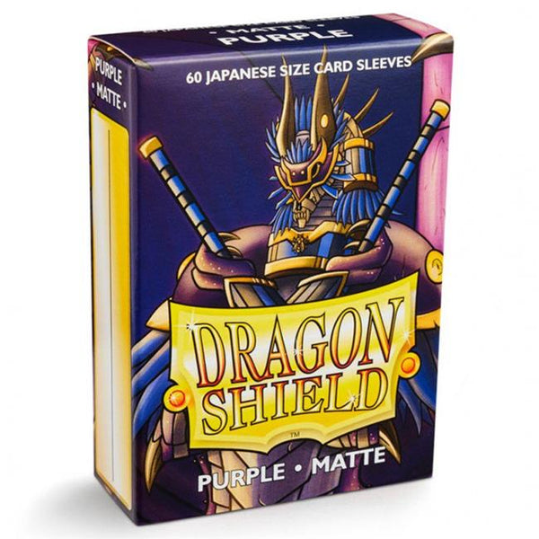60 Dragon Shield Japanese/Yu-Gi-Oh! Size Card Sleeves Purple Matte