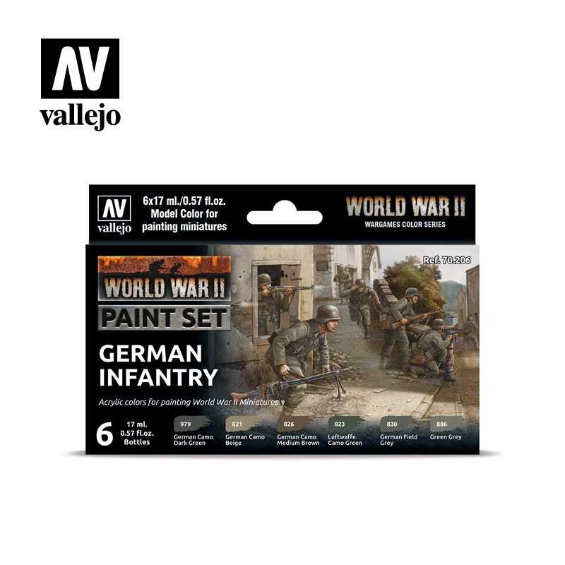 Vallejo Wargames Color Series German Infantry ref. 70.206