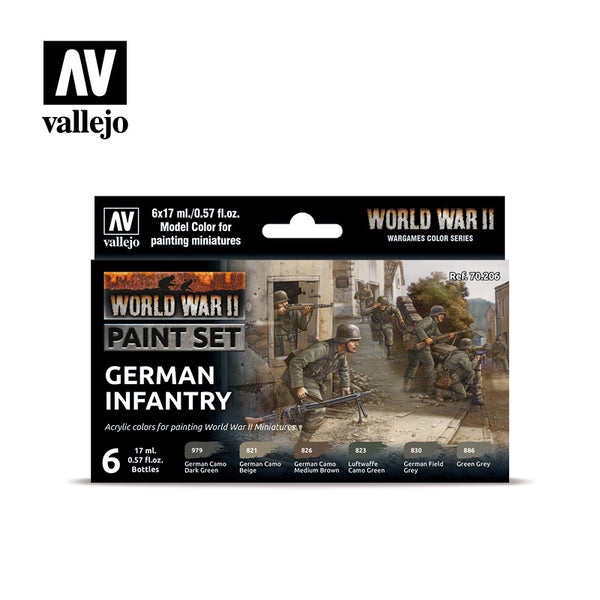 Vallejo Wargames Color Series German Infantry ref. 70.206