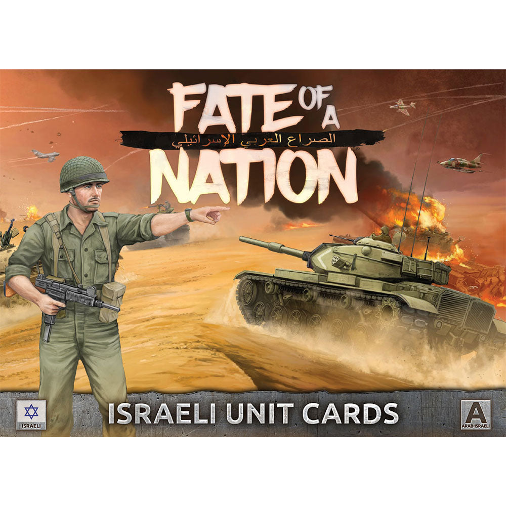 Battlefront Fate of a Nation Israeli Unit Cards Arab Israeli Wars FOW AIS901