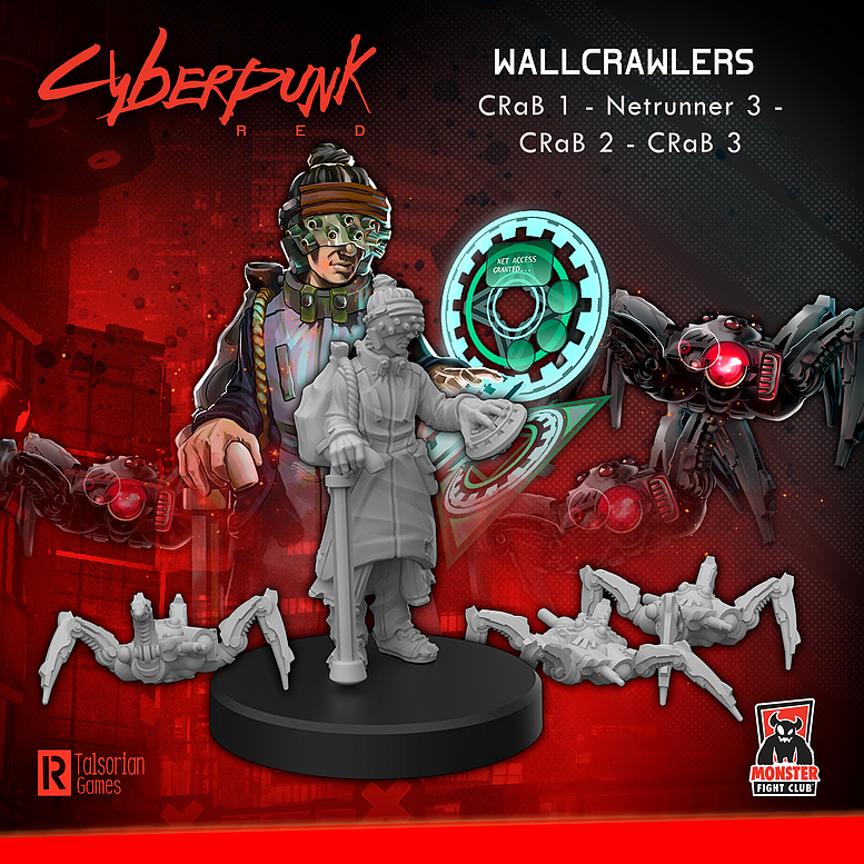 Cyberpunk Red: Wall Crawlers Miniature