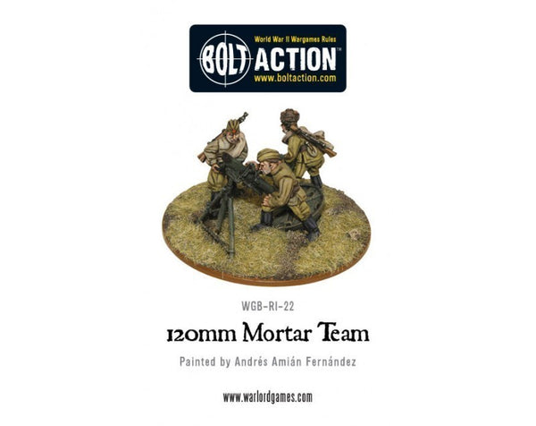 Warlord Games Bolt Action Soviet Army 120mm Mortar Team WLG WGBRI22