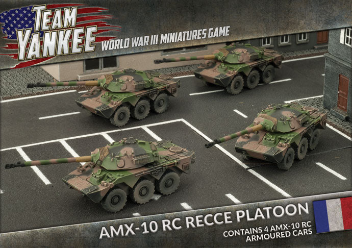 Team Yankee: French AMX-10 RC Recce Platoon Miniatures Battlefront TFBX05