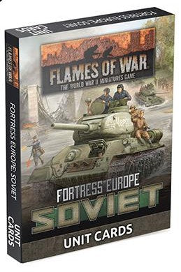 Battlefront Miniatures Flames of War Fortress Europe Soviet Unit Cards FW261S