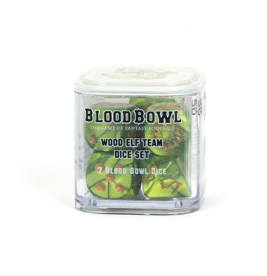 Games Workshop Blood Bowl Wood Elf Team Dice Set 200-63