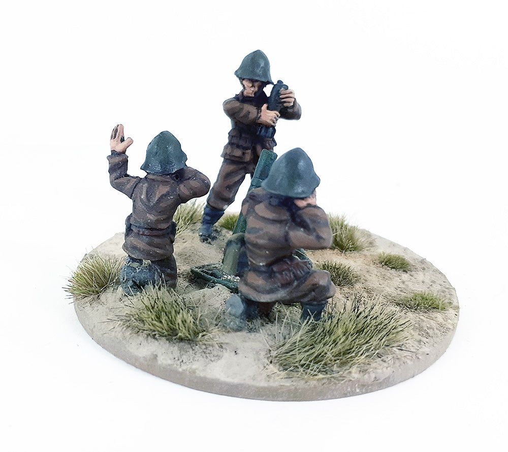 Great Escape Games 28mm WW2 Bulgarian 81mm Mortar Team