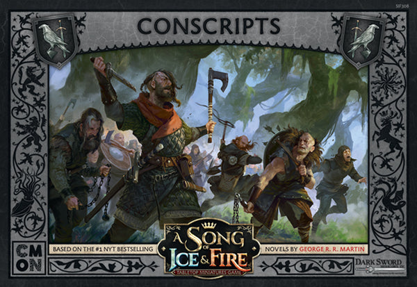 A Song of Ice and Fire Miniatures Game Conscripts Night's Watch SIF308
