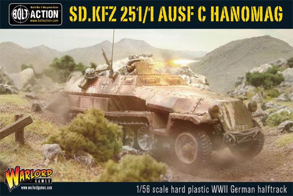 Warlord Games Bolt Action German Sd.kfz 251/1 ausf C Hanomag WLG WGBWM500
