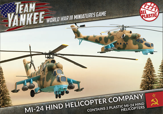 Team Yankee MI24 Hind Helicopter Company By Battlefront TSBX04