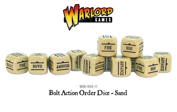 Warlord Games Bolt Action Sand Order Dice WLG WGBDICE11