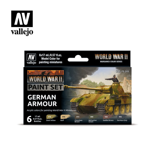 Vallejo Wargames Color Series German Armor ref 70.205