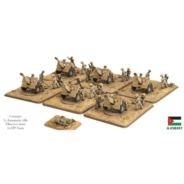 Battlefront Flames of War Jordanian 25 pdr Field Battery AJOBX01