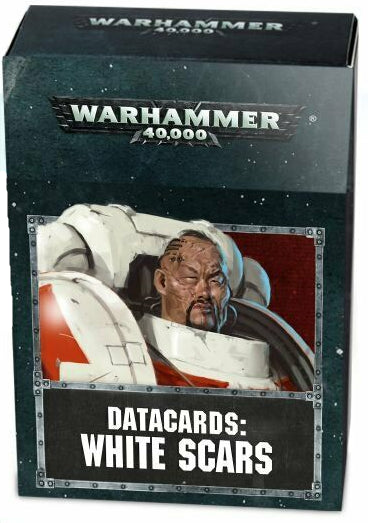 Games Workshop Warhammer 40K White Scars Space Marine Datacards 53-43-60
