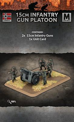 Battlefront Miniatures Flames of War German 15cm Infantry Gun Platoon FOW GE567
