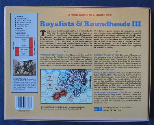 Royalists & Roundheads III by 3W English Civil War 4 Battles