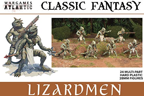 Wargames Atlantic 28mm Lizardmen Fantasy and Sci-Fi CF005