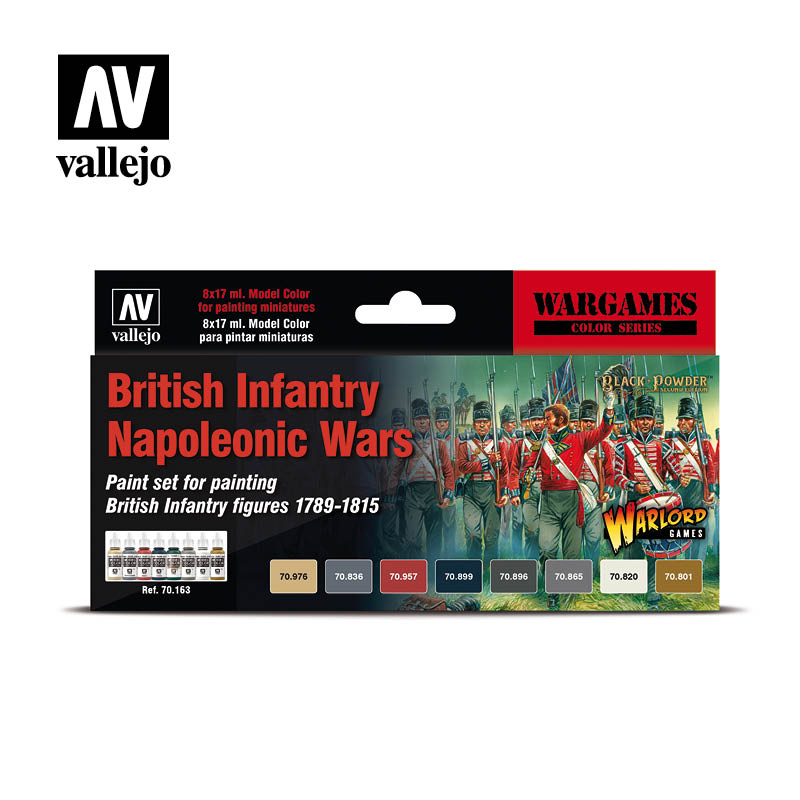 Vallejo Wargames Color Series British Infantry Napoleonic Wars 70.163
