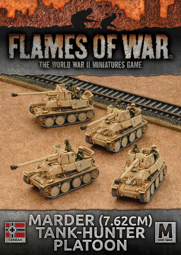 Battlefront Miniatures Flames of War Marder (7.62cm) Tank-Hunter Platoon GBX101