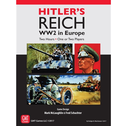 Hitler's Reich WW2 in Europe by McLaughlin and Schachter GMT Games 1715