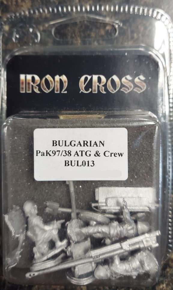 Great Escape Games 28mm WW2 Bulgarian Pak 97/38 AT-Gun and Crew