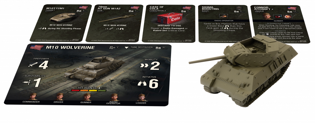 Gale Force 9 World of Tanks WOT16 Plastic American M10 Wolverine