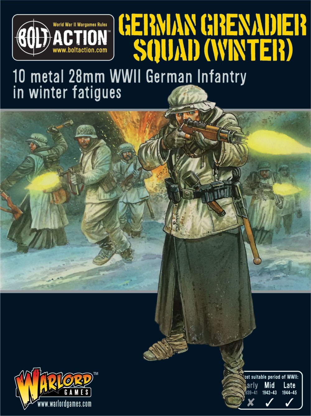 German Grenadier Squad Winter Miniatures Bolt Action WLG 402212002