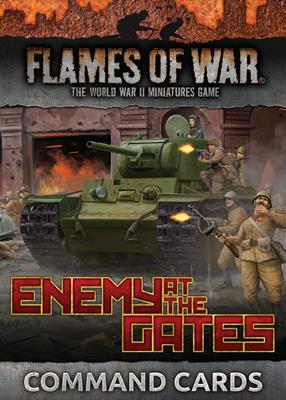 Battlefront Miniatures Flames of War Enemy at the Gates Command Cards FOW FW246C