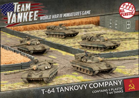 Team Yankee Soviet T-64 Tankovy Company by Battlefront FOW TSBX13