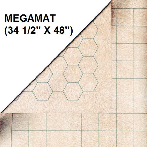 Chessex Reversible Megamat 1" square/hex (34 1/2" X 48") CHX 97246