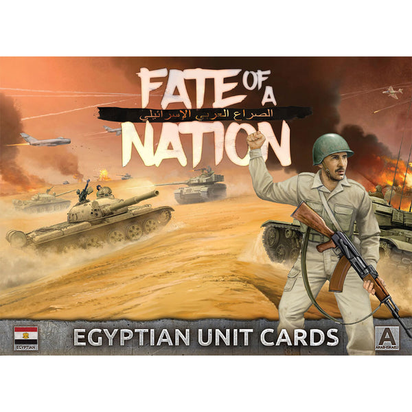 Battlefront Fate of a Nation Egyptian Unit Cards Arab Israeli FOW AAR901