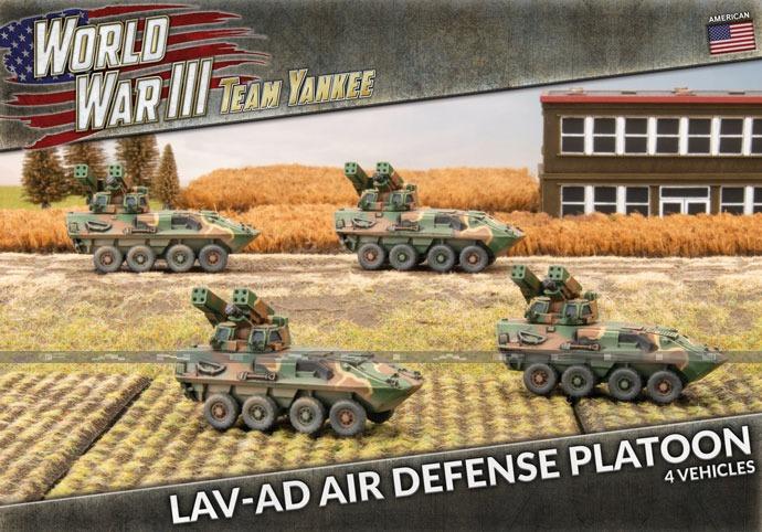 Battlefront Team Yankee World War III American LAV-AD Air Defense Platoon TUBX22