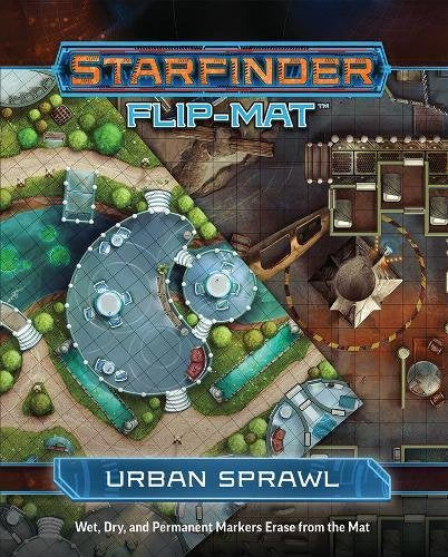 Paizo Starfinder RPG Flip-Mat Urban Sprawl PZO7305