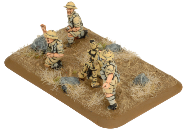 Battlefront Flames of War British 8th Army 3-inch Mortar Platoon FOW BR734
