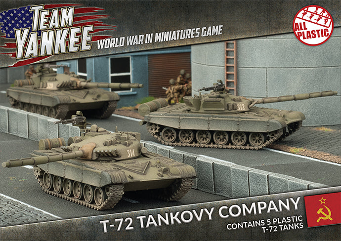 Team Yankee Soviet T-72 Tankovy Company By Battlefront TSBX01