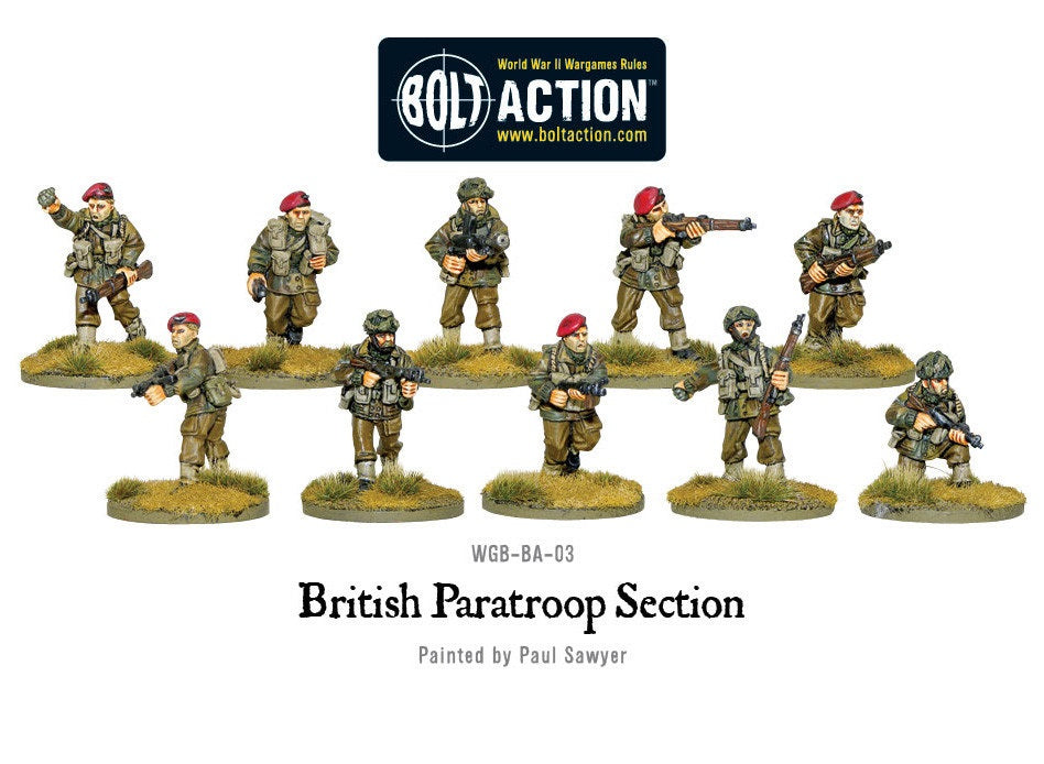 Warlord Games Bolt Action British Paratroop Section WGB-BA-03