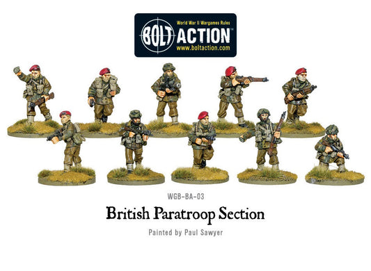 Warlord Games Bolt Action British Paratroop Section WGB-BA-03