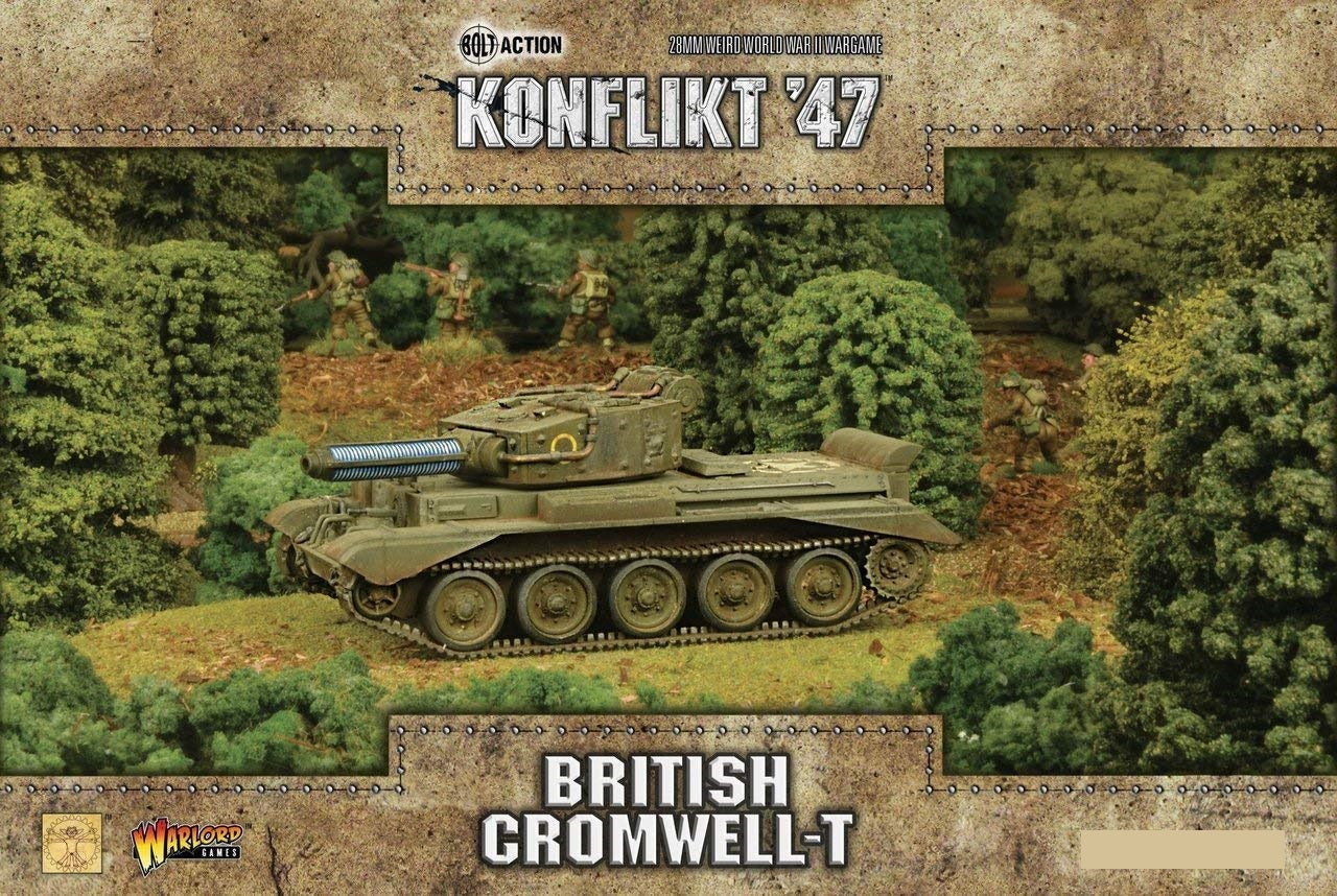 Warlord Games Konflikt 47 British Cromwell-T Cromwell w/ Tesla Cannon 452410602